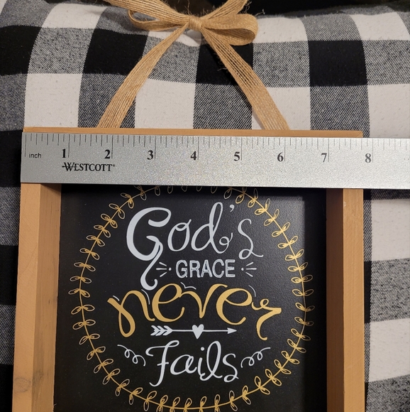 God's grace never fails framed wall art - Picture 6 of 7